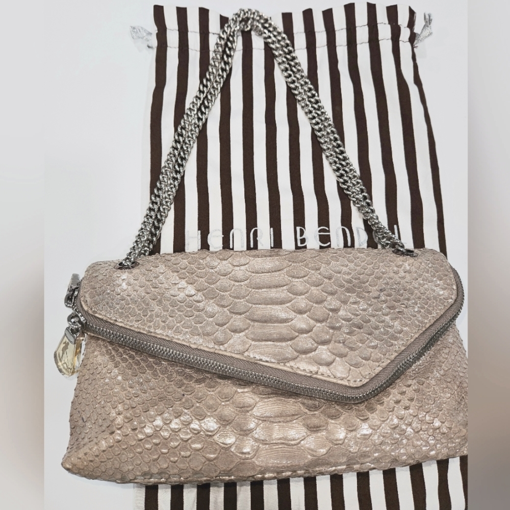 Henri Bendel Iridescent Snake Bag